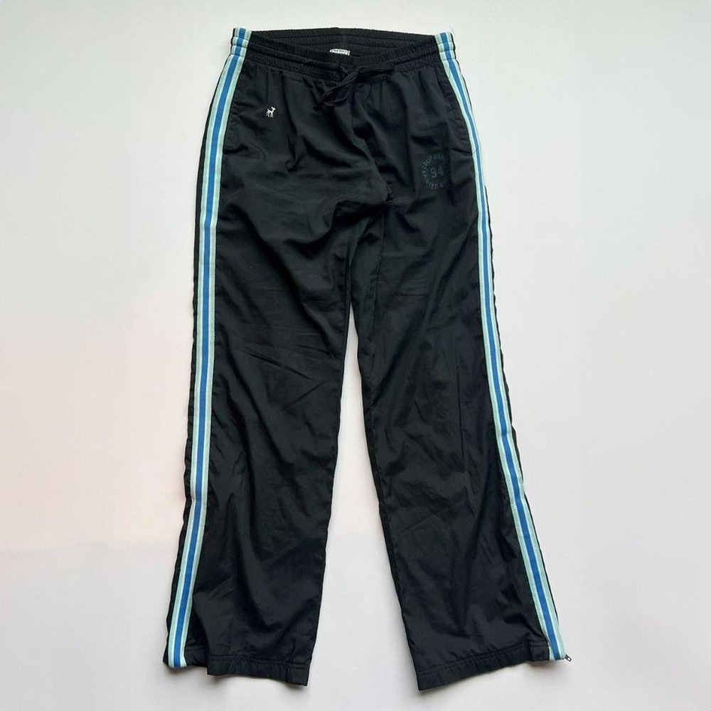 Y2K 2000s Old Navy Low Rise Black Track Pants